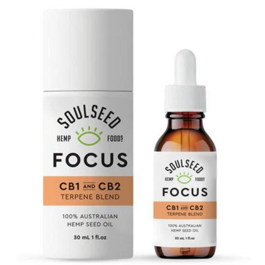 Hemp Seed Oil Focus Terpene Blend 30ml SOULSEED ECS BOTANICALS