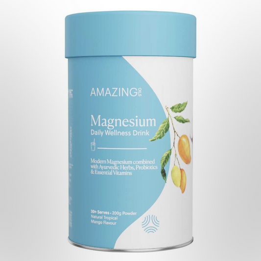 Magnesium Wellness Drink Daily Tropical Mango 200g AMAZING OILS