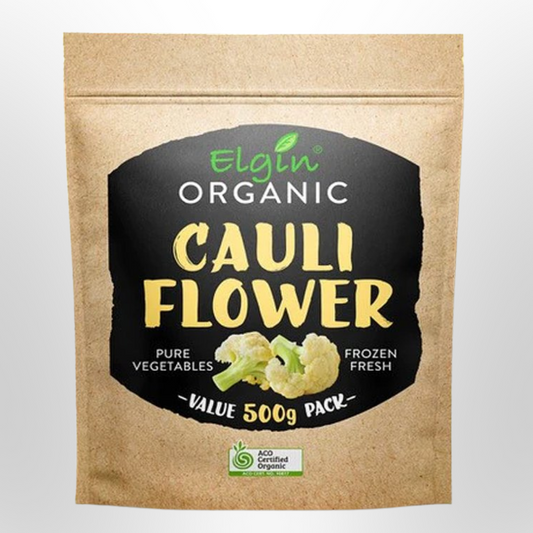 Cauliflower Florets Organic 500g ELGIN