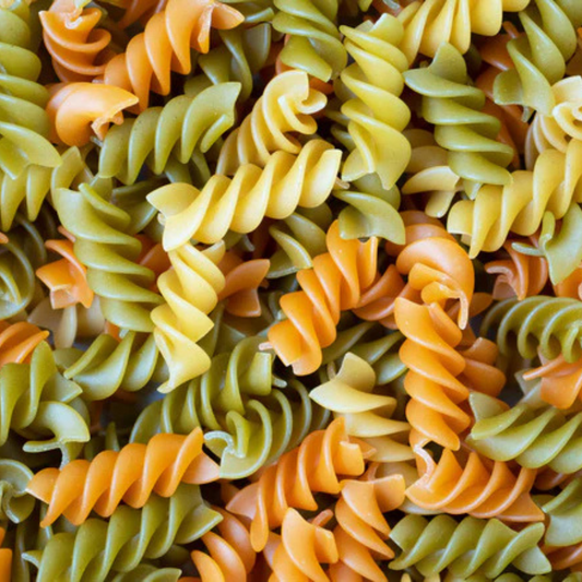 Fusilli Pasta (Tomato & Spinach) Organic Bulk