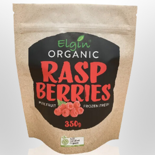 Raspberries Organic 350g ELGIN