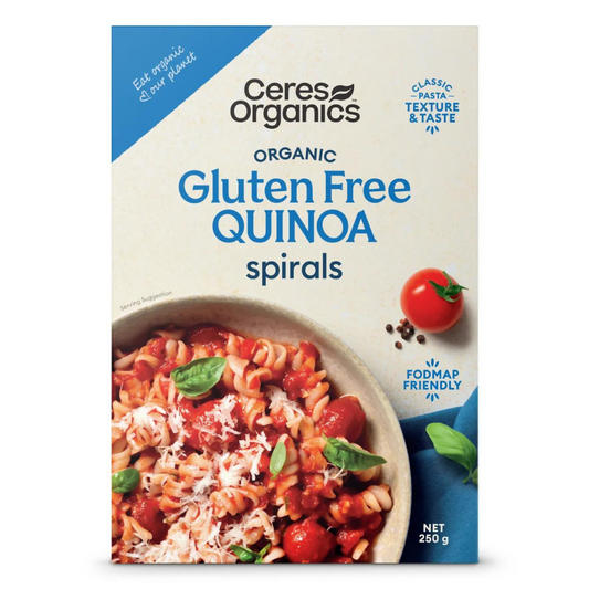 Quinoa GF Spirals 250g CERES ORGANICS