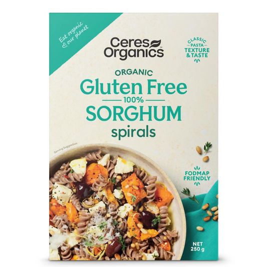 Sorghum GF Spirals 250g CERES ORGANICS